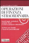 Operazioni di finanza straordinaria. Con CD-ROM libro