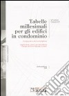 Tabelle millesimali per gli edifici in condominio. Guida pratica alla compilazione. Legislazione, prassi, giurisprudenza. Esempi pratici e risposte a quesiti libro