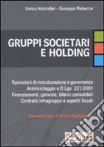 Gruppi societari e holding libro