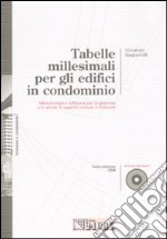 Tabelle millesimali per gli edifici in condominio. Con CD-ROM