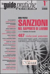 Guida pratica sanzioni nel rapporto di lavoro libro
