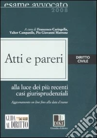Atti e pareri. Diritto civile libro
