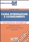 Cassa integrazione e licenziamenti libro