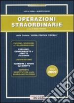 Operazioni straordinarie libro