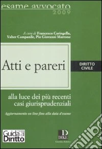 Atti e pareri. Diritto civile libro