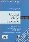 Codice civile e penale annotati con la giurisprudenza 2008-2009 libro