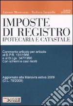 Imposte di registro ipotecaria e catastale libro