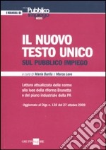 Il nuovo testo unico sul pubblico impiego