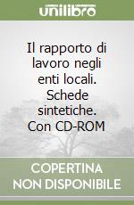 Il rapporto di lavoro negli enti locali. Schede sintetiche. Con CD-ROM libro