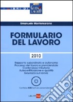 Formulario del lavoro. Con CD-ROM libro