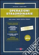 Operazioni straordinarie libro