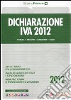 Dichiarazione IVA 2012 libro