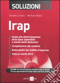 Irap. Soluzioni 2012. Con CD-ROM libro
