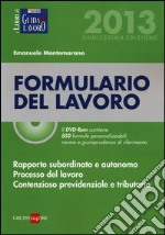 Formulario del lavoro. Con DVD-ROM libro