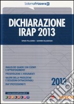 Dichiarazione Irap 2013 libro