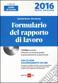 Formulario del rapporto di lavoro . Con CD-ROM