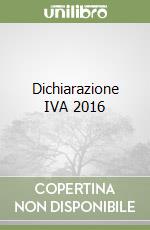 Dichiarazione IVA 2016