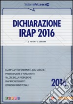 Dichiarazione Irap 2016 libro