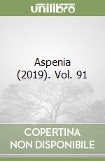 Aspenia (2019). Vol. 91