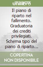 Il piano di riparto nel fallimento. Graduatoria dei crediti privilegiati. Schema tipo del piano di riparto e numerosi casi pratici