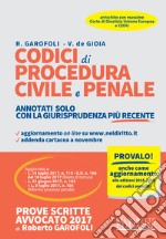 Codici di procedura civile e penale annotati con la giurisprudenza più recente e delle sezioni unite libro