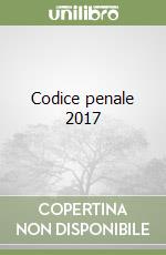 Codice penale 2017 libro