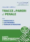 Tracce di pareri di penale. Con Contenuto digitale per accesso on line libro