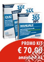 365 funziopnari INPS. Kit Manuale + Quiz prima prova libro