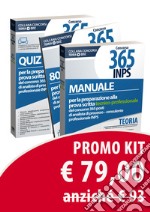 365 funzionari INPS. Kit manuale + quiz II prova libro