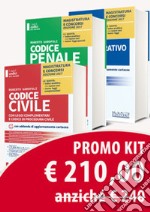 Codice penale con leggi complementari e codice di procedura penale-Codice amministrativo sostanziale e processuale-Codice civile con leggi complementari e codice di procedura civile. Concorso magistratura