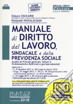 Manuale di diritto del lavoro, sindacale e della previdenza sociale. Con espansione online libro