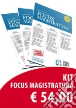 Concorso magistratura 2019. Kit Focus magistratura: Civile, penale, amministrativo (2019). Vol. 1-2-3 libro