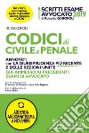 Codici di civile e penale. Annotati con la giurisprudenza più recente e delle sezioni unite. Con aggiornamento online libro