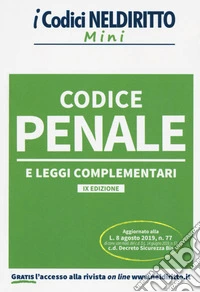 Codice penale e leggi complementari