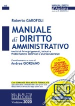 Manuale di diritto amministrativo libro