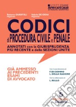 Codici di procedura civile e penale annotati con la giurisprudenza più recente e delle sezioni unite libro