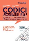 Codici di procedura civile e penale annotati con la giurisprudenza più recente e delle sezioni unite libro