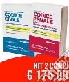 Kit Codici Esame Avvocato 2020: Codice civile-Codice penale annotati con la giurisprudenza libro di Garofoli Roberto Iannone Maria