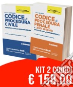 Kit Codici Esame Avvocato 2020: Codice civile-Codice di procedura penale e leggi speciali. Annotato con la giurisprudenza libro