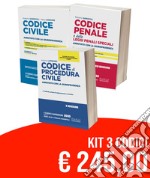 Kit Codici Esame Avvocato 2020: Codice civile-Codice penale e delle leggi penali speciali. Annotato con la giurisprudenza-Codice di procedura civile. Annotato con la giurisprudenza libro