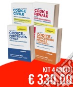 Kit Codici Esame Avvocato 2020: Codice civile-Codice penale e delle leggi penali speciali-Codice di procedura civile-Codice di procedura penale e leggi speciali. Annotati con la giurisprudenza. Nuova ediz. libro