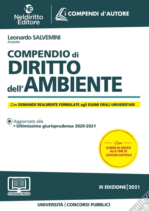 Compendio di diritto dell'ambiente. Nuova ediz.