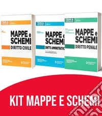 Kit mappe e schemi: Mappe e schemi di diritto civile-Mappe e schemi di diritto penale-Mappe e schemi di diritto amministrativo libro