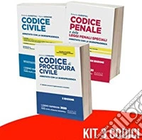 Kit Codici Esame Avvocato 2021: Codice civile-Codice penale e delle leggi penali speciali-Codice di procedura civile-Codice di procedura penale e leggi speciali. Annotati con la giurisprudenza. Nuova ediz. libro