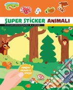 Super sticker animali. Ediz. a colori libro