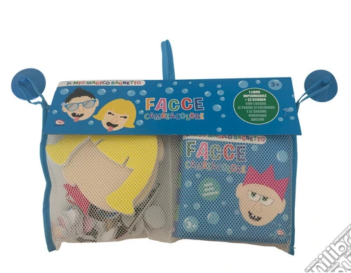 Il mio magico bagnetto. Facce cambiacolore. Ediz. a colori. Con 22 Adesivi