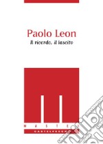 Paolo Leon. Il ricordo, il lascito libro