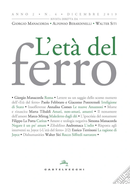 L'età del ferro (2019). Vol. 4