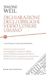 Dichiarazione degli obblighi verso l'essere umano