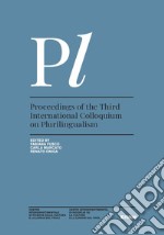 Proceedings of the Third International Colloquium on Plurilingualism libro